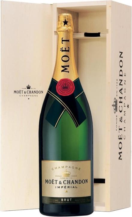 Produktbild Moët & Chandon Jeroboam Brut Imperial Champagne in Holzkiste (1 x 300 cl)
