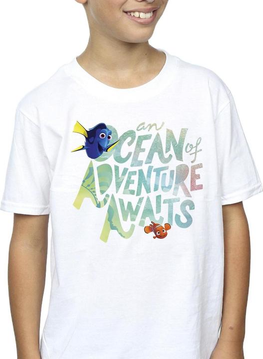 Actual product image Disney Boys Ocean Adventure Cotton T-Shirt (140, 146)