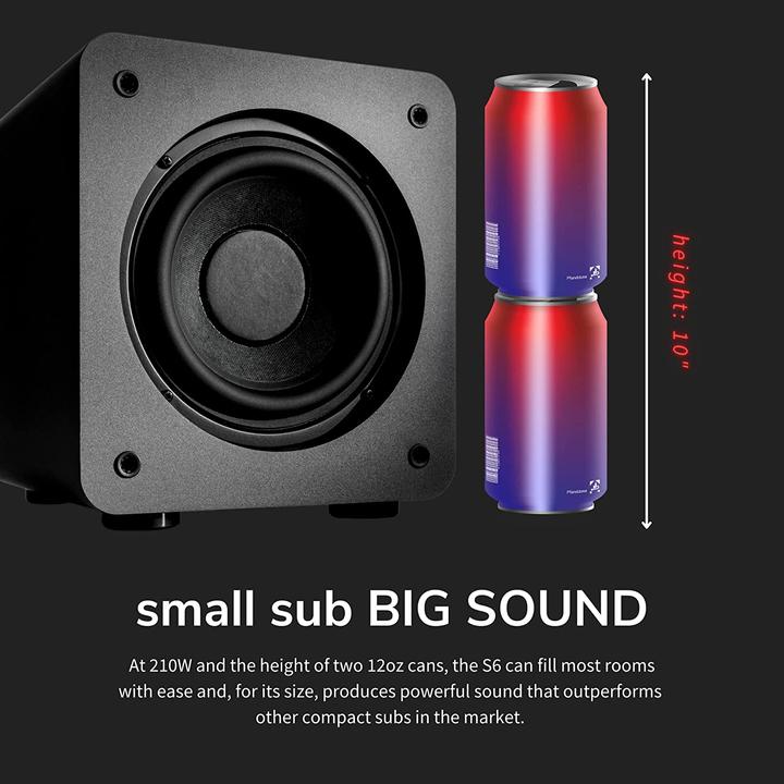 Actual product image Audioengine S6 Powered Subwoofer (1 pcs., 140 W)