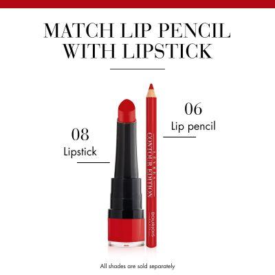 Actual product image Bourjois Rouge Velvet The Lipstick (08 Rubi's Cute)