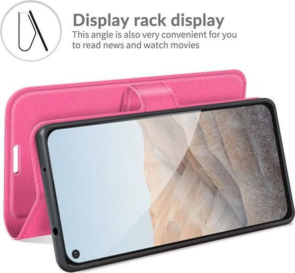 Produktbild MU Classic Litchi Leder Bookcover Series (Google Pixel 5a)