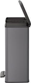 Actual product image Curver Deco Bin Duo Prullenbak - 26L+26L - Afvalscheiding - Rechthoekig - lichtgrijs