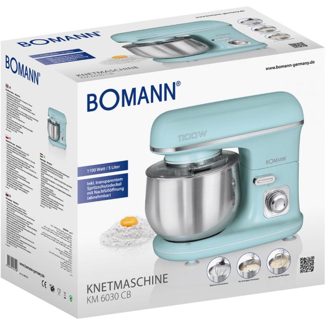 Produktbild Bomann KM 6030 CB Küchenmaschine Mintfarbe (1100 W)