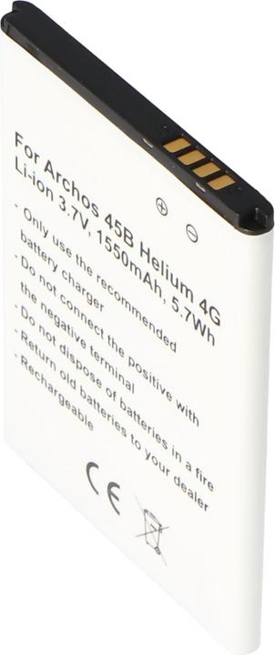 Image du produit AccuCell Batterie Archos 50c Neon, AC1850A, 45 Helium 4G, 45b Helium 4g