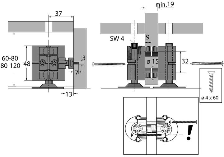 Immagine prodotto Hettich Regolatore di zoccolo Systema Top 2000 (Aliante universale, 2 Pezzo/i)