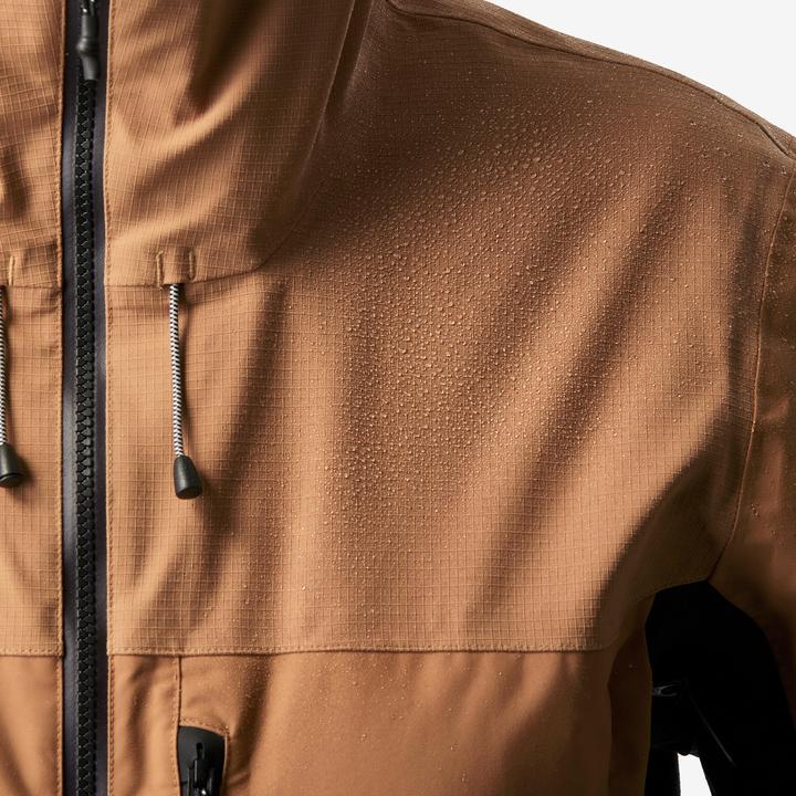 Immagine prodotto Dreamscape Giacca da snowboard da uomo - SNB 500 Ziprotec camel/nero (XXL)