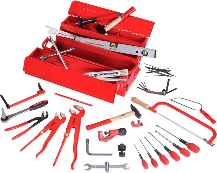 Image du produit Rothenberger Boîte à outils équipée 19166 (50 pièces)