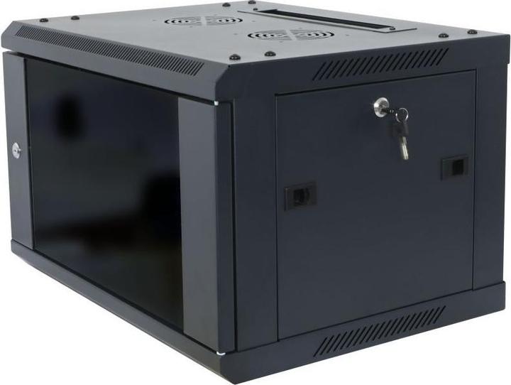 Produktbild Allnet 19 Wandgehäuse 15HE B600 / T600mm 1-teilig *schwarz* SMA-Serie (10.86 HE, 19 Zoll Rack)