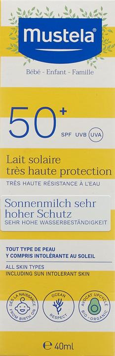 Produktbild Mustela Sonnenmilch (Sonnenmilch, SPF 50+, 40 ml, 60 g)