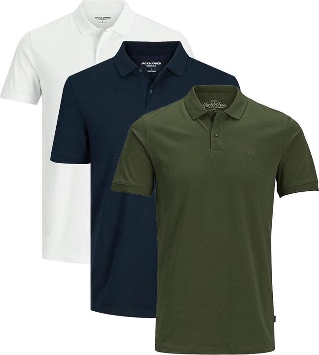 Produktbild Jack & Jones 3er Pack Basic Poloshirt (XL)