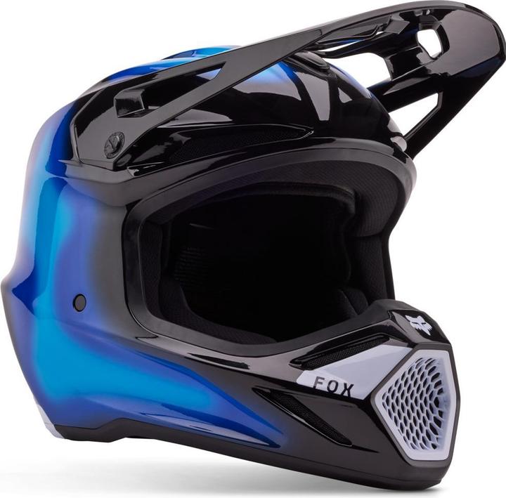 Immagine prodotto Fox Casco 24 V3 Volatile Blk/Blu (57 - 58 cm, M)