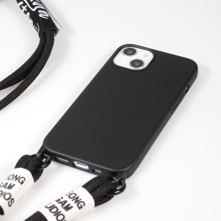 Actual product image PhoneLook Coque Silicone souple fashion Jeong Gam Studio Laugh Often avec cordon (Apple iPhone 13)