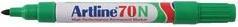 Productafbeelding Shachihata Artline 70N Permanent marker Medium Ronde punt 1,5 mm Groen Navulbaar (Groen, 1.50 mm, 12 x)