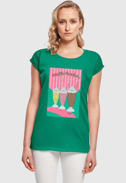 Immagine prodotto Mister Tee MisterTee Ladies Milkshake Tee - Maglietta a spalla larga - 178079 (S)