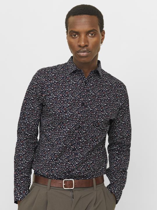 Produktbild Jack & Jones Jprblablackpool Print L/S Shirt Sn (XS)