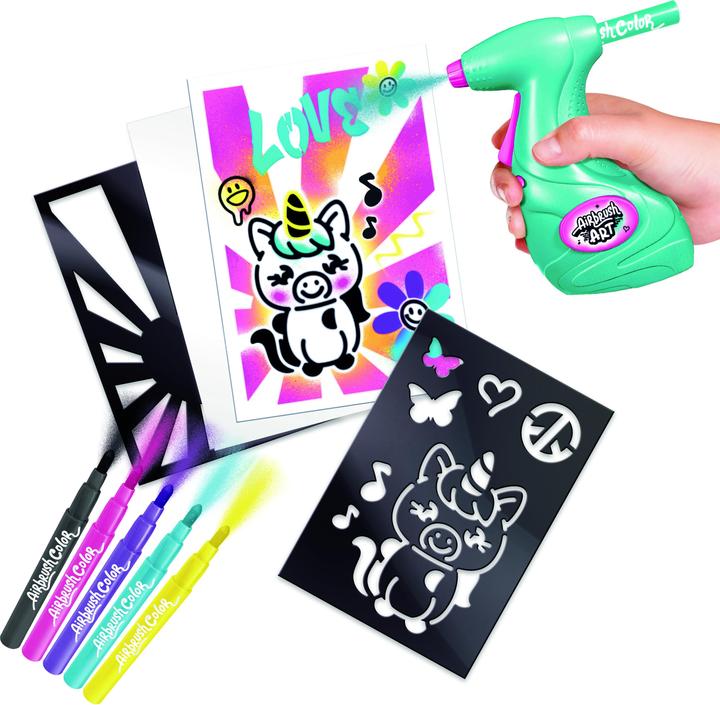 Produktbild Canal Toys Airbrush ART Mini Poster Kit Sprayer Starter 6+