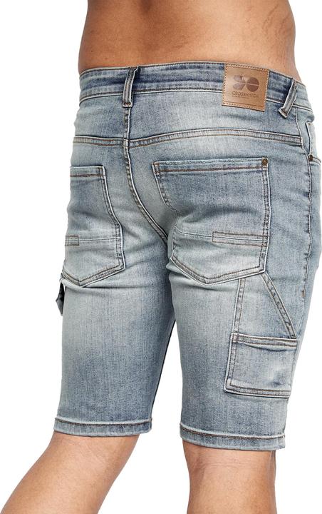 Actual product image Crosshatch Mens Carpenter Denim Vintage Shorts (34)