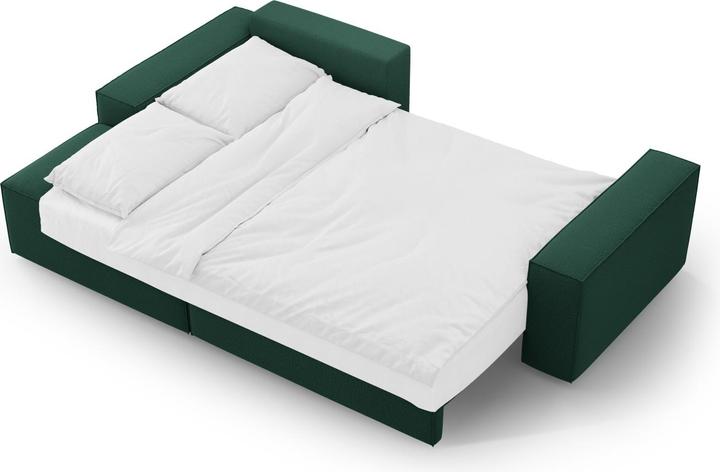 Actual product image Micadoni Left Corner Sofa With Bed Function And Box, "Jodie", 3 Seats, 246x151x86 Made in Europe (Corner sofa)