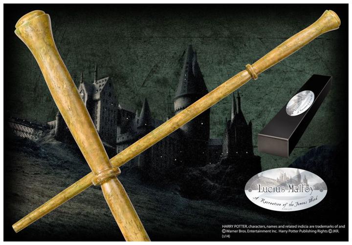 Image du produit Noble Collection Harry Potter Baguette magique Lucius Malefoy (édition personnage)