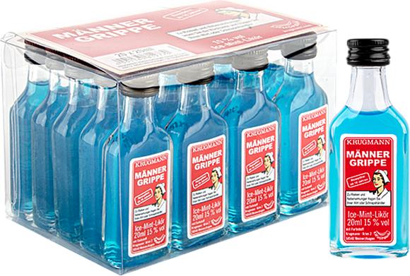 Image du produit Männer Grippe Shot Ice - Mint - Liqueur BOX / Allemagne (20 x 2 cl)