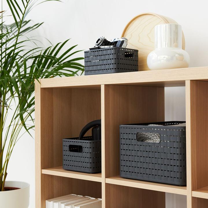 Actual product image Rotho Basket Country, A6 116670552 2l, Forest dark green (1 x)