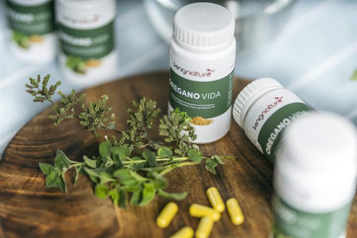 Produktbild Kingnature Oregano Vida Kapsel 614 mg (60 Stück, Kapseln, 75 g)