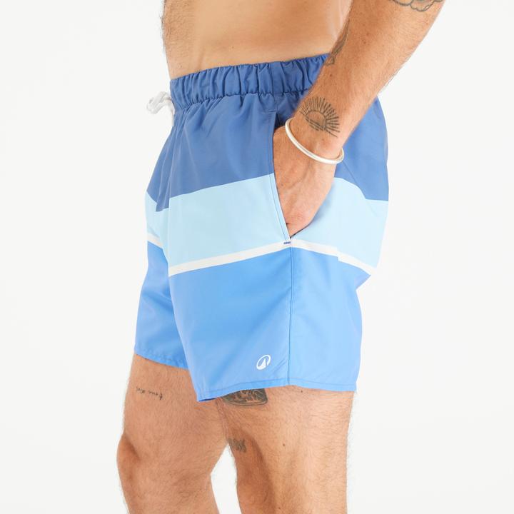 Immagine prodotto Olaian Men’s Swim Shorts Surf 100 15” Short - Strippy Blue (S)