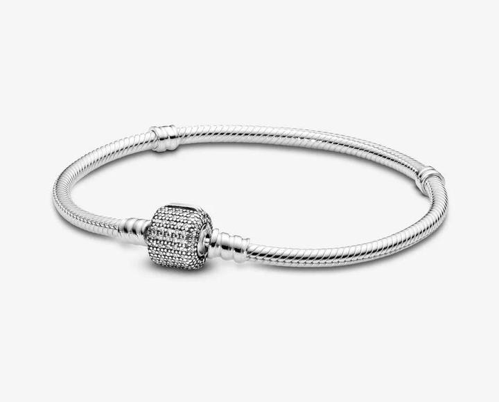Immagine prodotto Pandora Bracciale con chiusura a sfera (19 cm, Argento)
