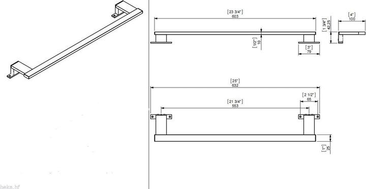 Image du produit Kalb Material für Möbel LED-Badleuchte (1150 lm)