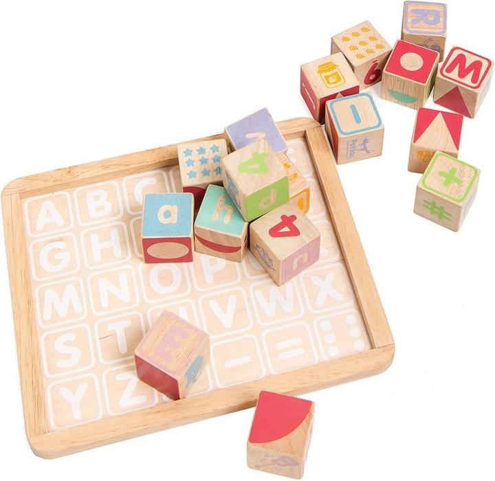 Produktbild Le Toy Van Farbige Holzwürfel - ABC & mehr