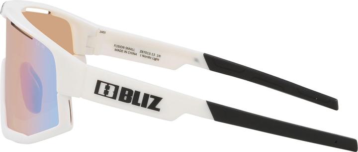 Produktbild Bliz Fusion Small Nano Optics Nordic (white-coral-orange, CAT.1-3, white-coral-orange)
