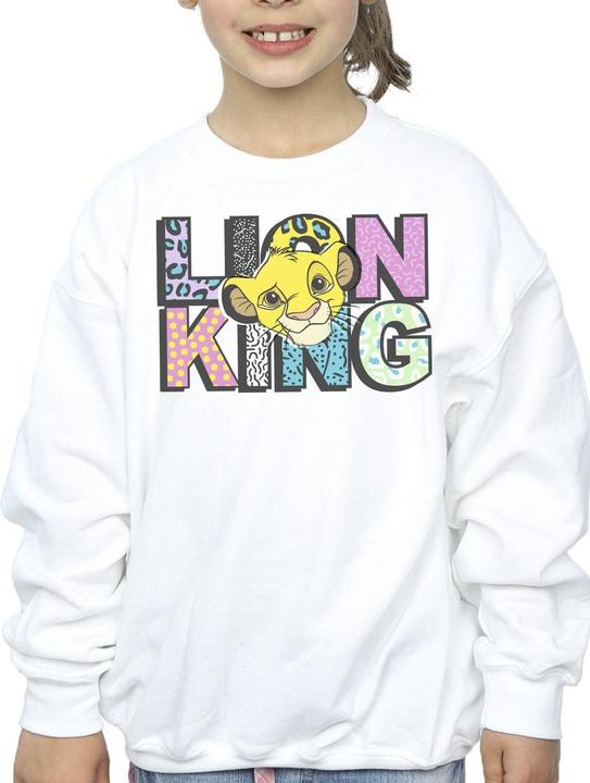 Produktbild Disney The Lion King Pattern Logo Sweatshirt Mädchen (140, 146)