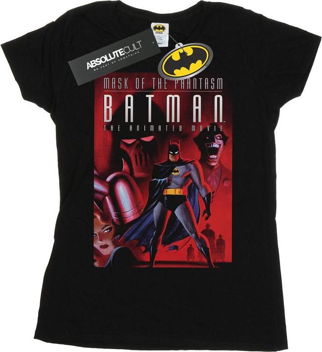 Actual product image Womens/Ladies Batman Mask Of The Phantasm Cotton T-Shirt (S)