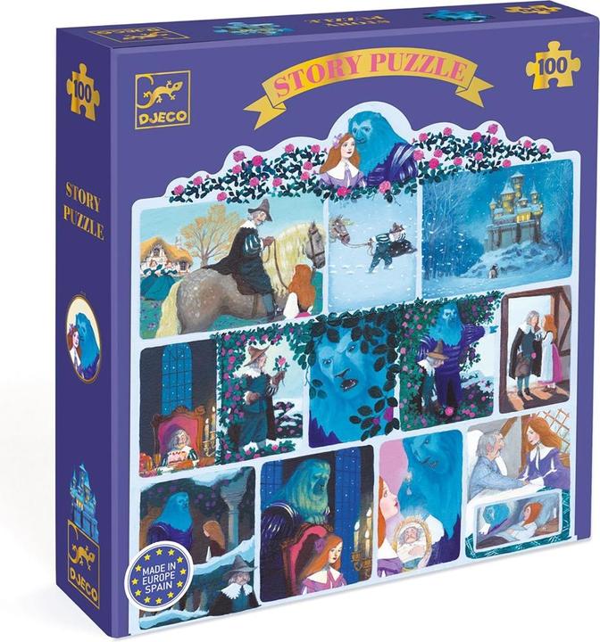 Immagine prodotto Djeco Puzzle storia La Bella e la Bestia 100 pezzi (100 pezzi)