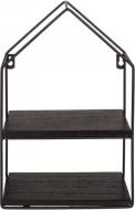 Immagine prodotto Ootb Mensola da parete in metallo/legno con 2 ripiani
