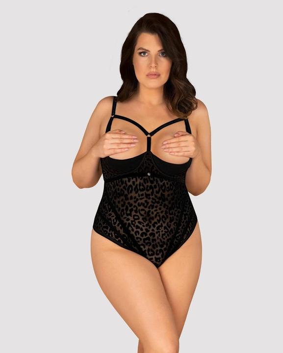 Actual product image Obsessive Jagueria Crotchless Teddy 4XL/5XL (4XL, 5XL)