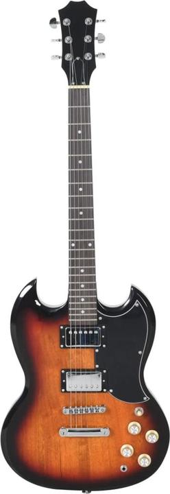 Actual product image VidaXL Jeanie (Electric guitar, Solid mahogany wood, Birch wood, Wood-based material)
