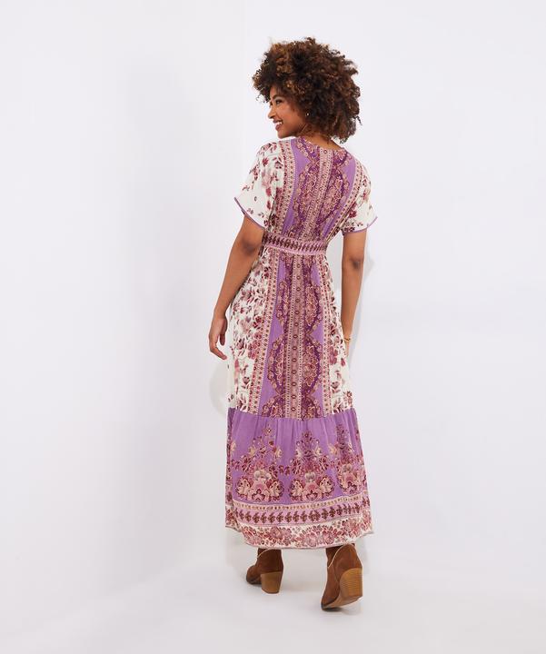 Actual product image Joe Browns Floral Border Print Maxi Dress (40)