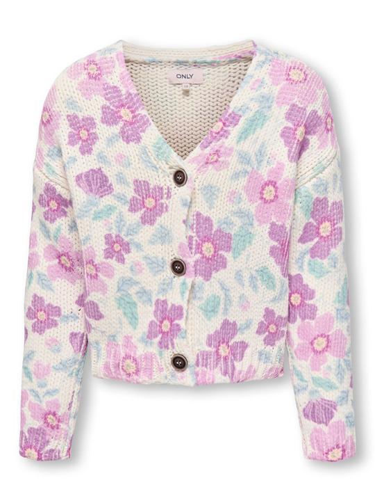 Produktbild Only Locker geschnitten V-Ausschnitt Pullover Strickjacke (110)