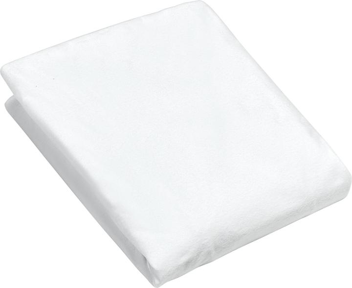 Baby Dan 4386-01 Cradle cloth 60 x 120 cm cotton white Equipped crib sheet (60 x 120 cm)