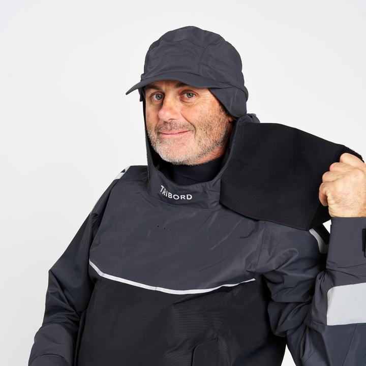 Immagine prodotto Tribord Giacca slip-on da uomo lunga Offshore Pro Series grigio scuro (L)