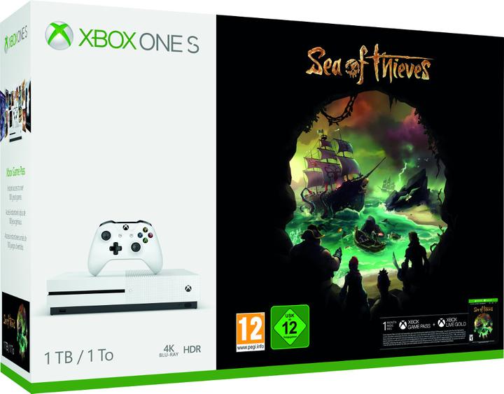 Produktbild Microsoft Xbox One S 1TB + Sea of Thieves