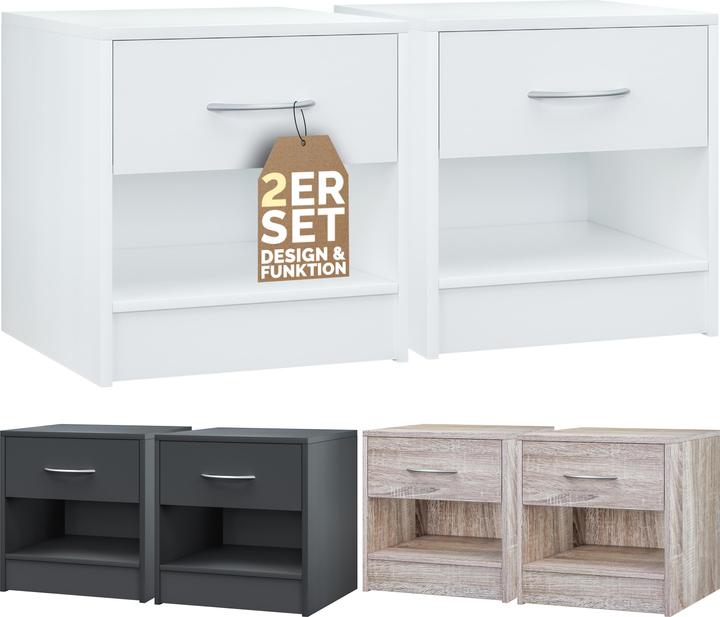 Set of 2 white