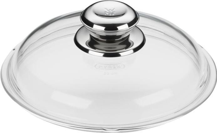 Produktbild WMF Glasdeckel Pfannendeckel 20cm Kochtopfdeckel Ersatzdeckel Metallknauf (20 cm, Metall, Glas)
