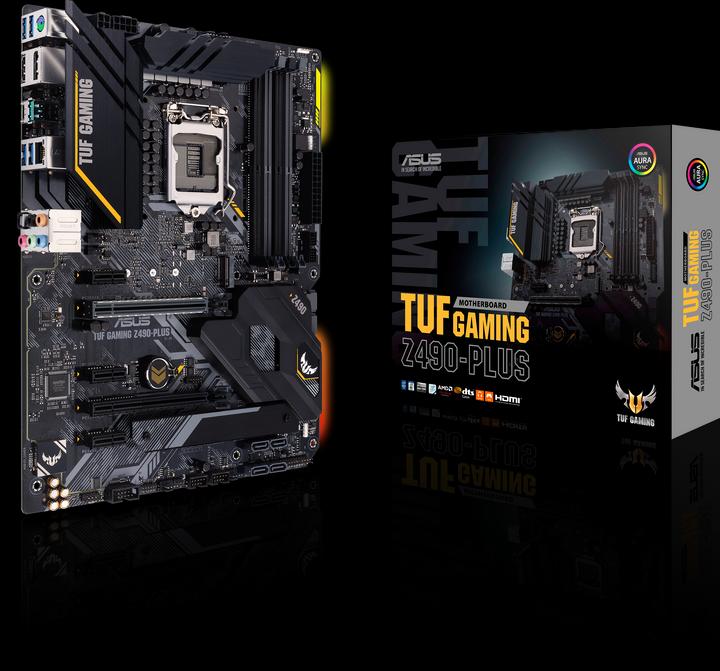 Image du produit ASUS TUF Gaming Z490-PLUS (LGA 1200, Intel Z490, ATX)