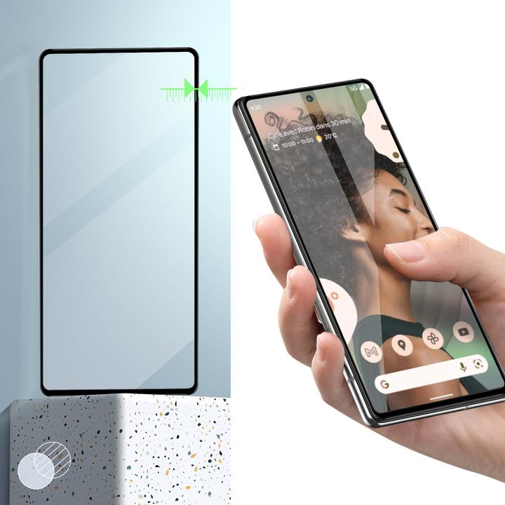 Actual product image Avizar 9H hardness glass display protection film (1 Piece, Google Pixel 6a)