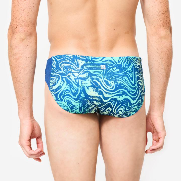 Produktbild Watko Badehose Slip Wasserball Herren - 500 All Vai türkis (38)