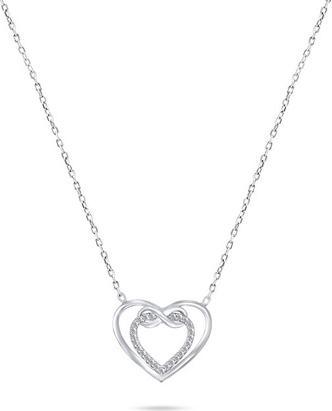 Image du produit Brilio Silver - Romantic silver necklace Infinite love NCL31W