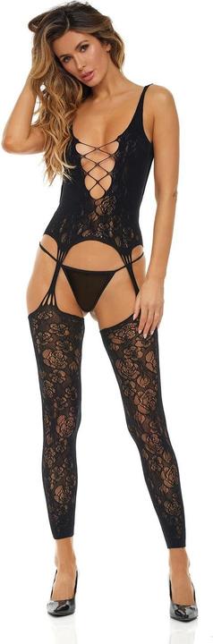 Image du produit René Rofé Rene Rofe Lingerie Never Settle Bodystocking Black Taille unique (Taille unique)