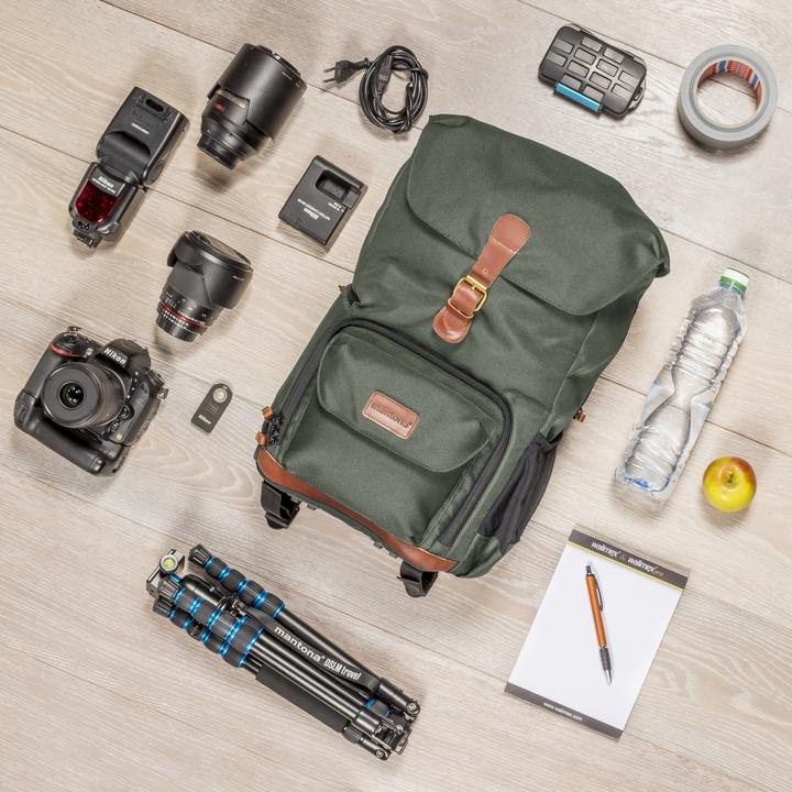 Actual product image mantona Luis junior retro photo backpack (Photo backpack, 29.70 l)